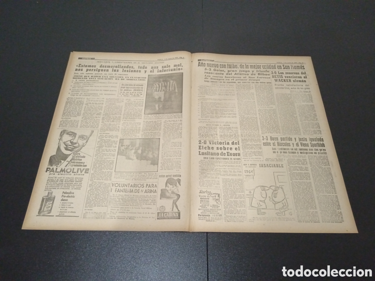 Coleccionismo deportivo: MARCA 02/01/1964 - Foto 3