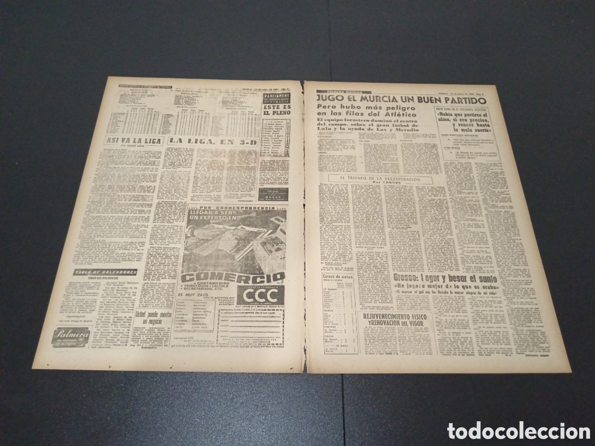 Coleccionismo deportivo: MARCA 13/01/1964 - Foto 2