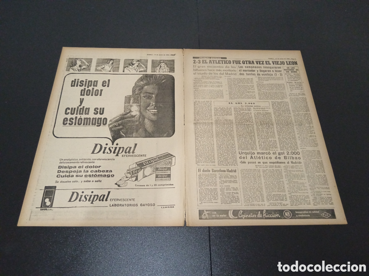 Coleccionismo deportivo: MARCA 13/01/1964 - Foto 3