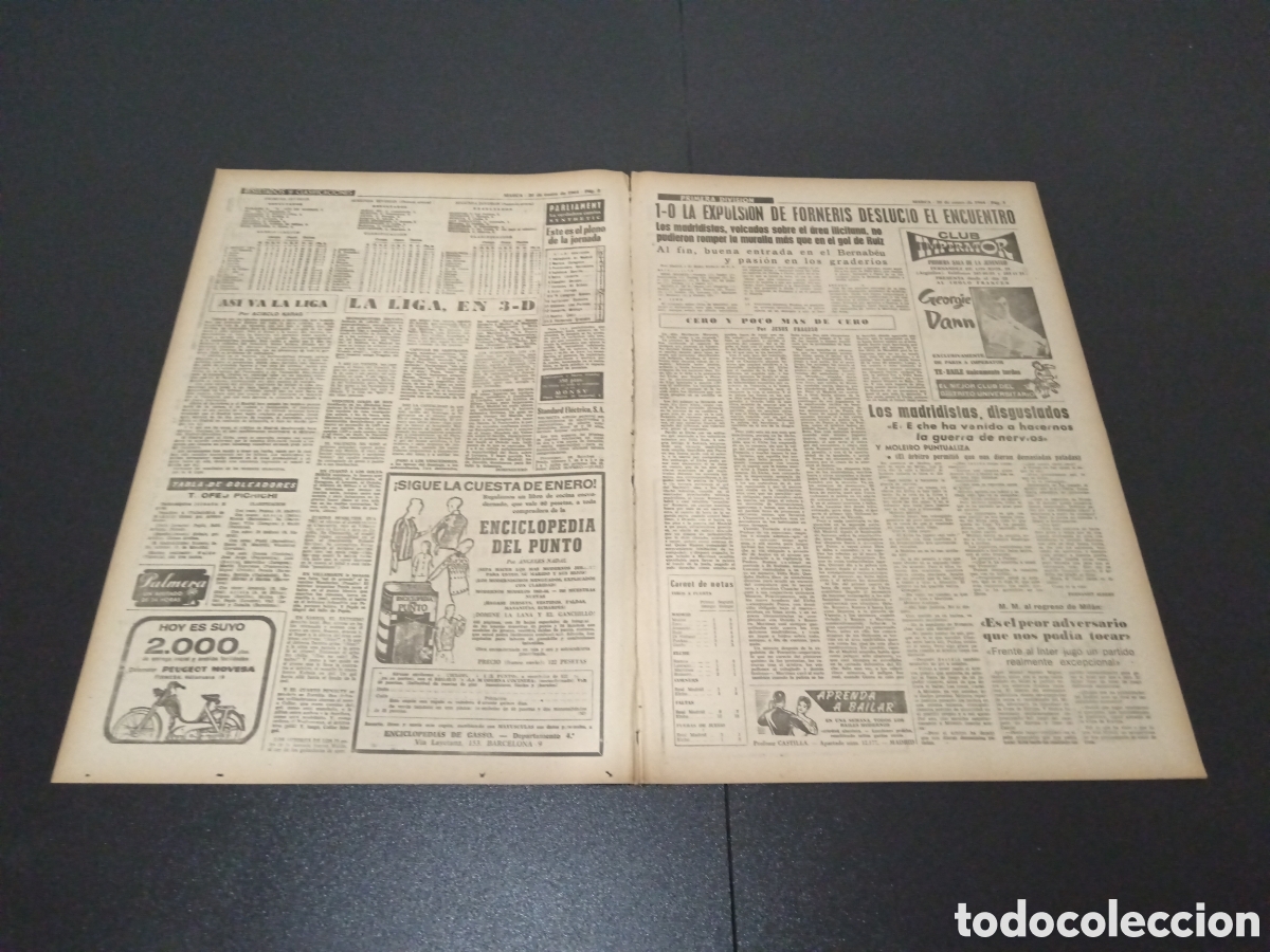 Coleccionismo deportivo: MARCA 20/01/1964 - Foto 2