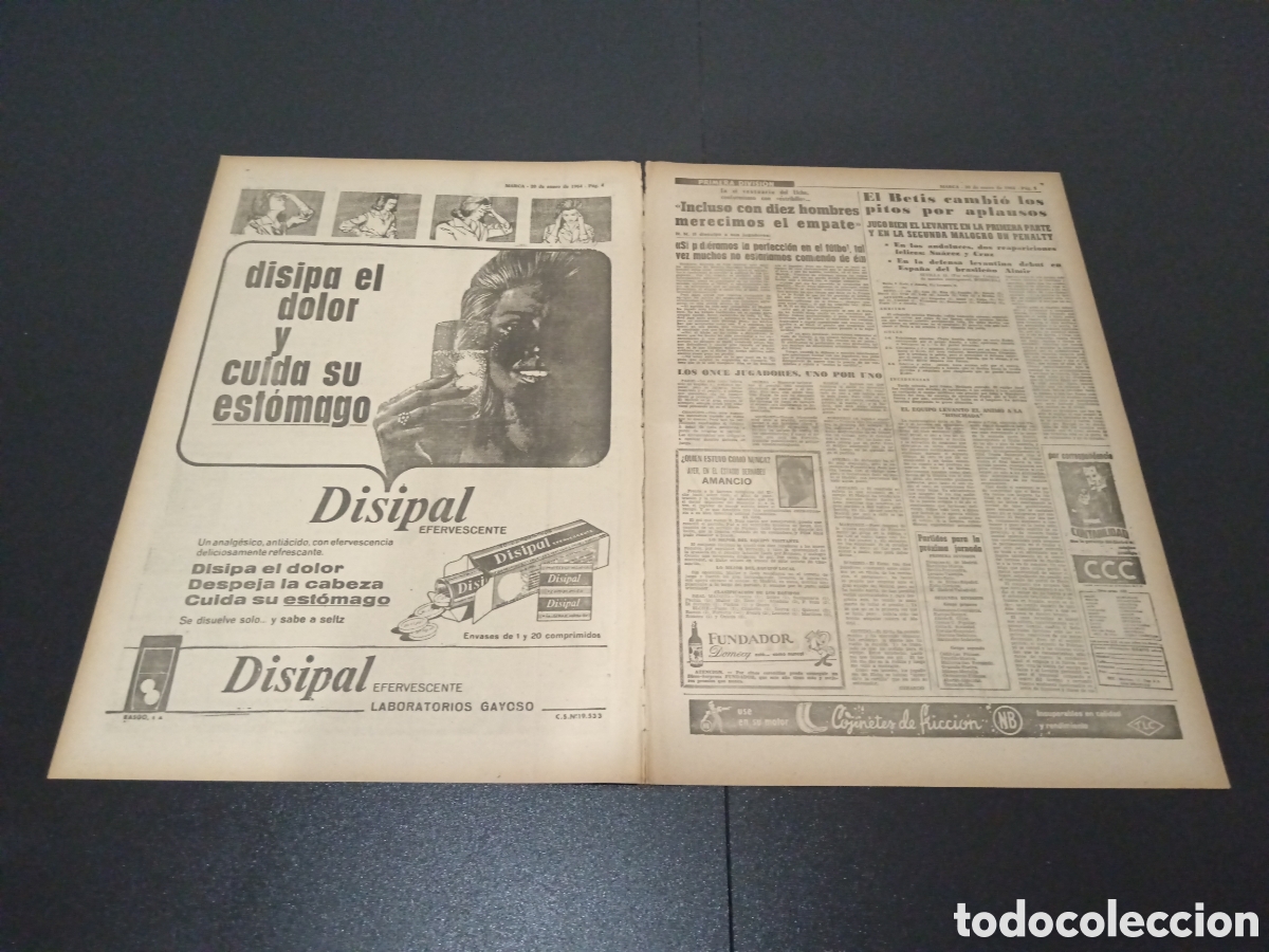 Coleccionismo deportivo: MARCA 20/01/1964 - Foto 3