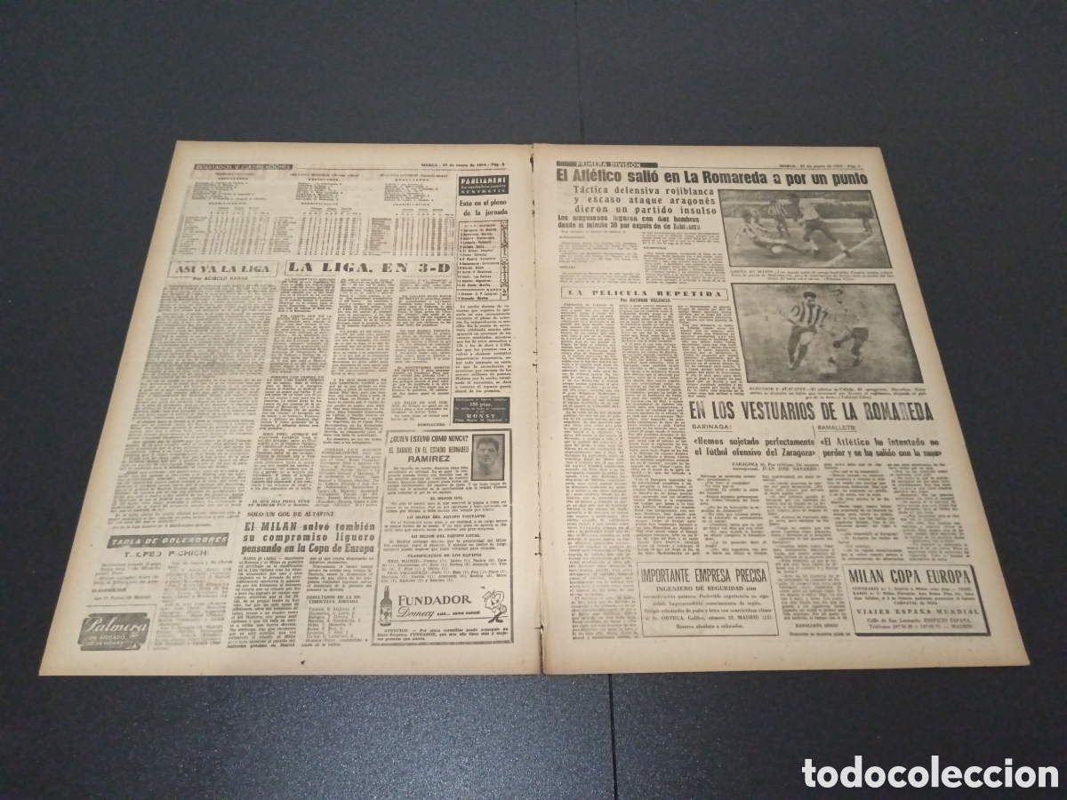 Coleccionismo deportivo: MARCA 27/01/1964 - Foto 2