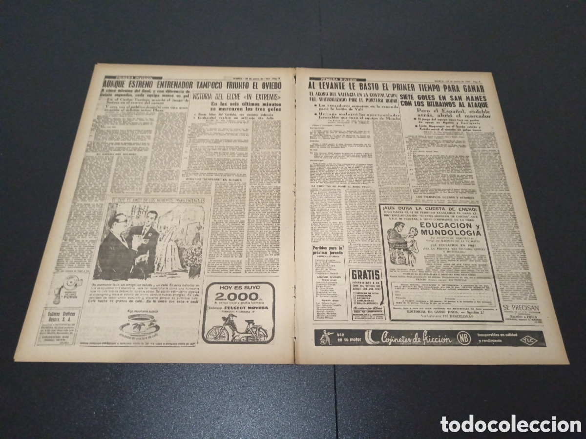 Coleccionismo deportivo: MARCA 27/01/1964 - Foto 3