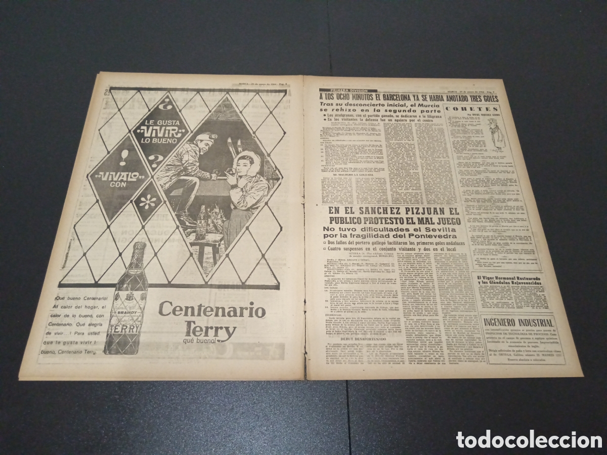 Coleccionismo deportivo: MARCA 27/01/1964 - Foto 4