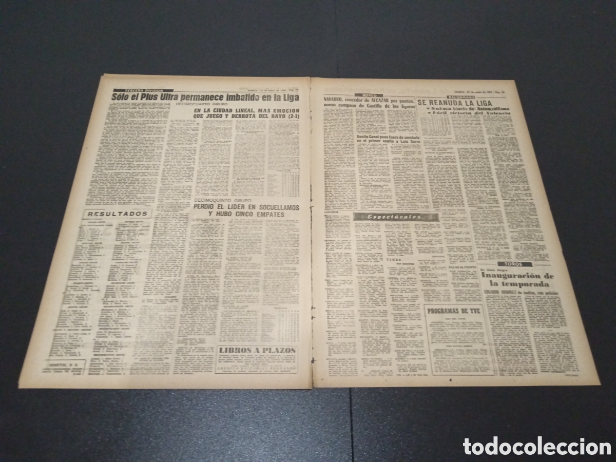 Coleccionismo deportivo: MARCA 27/01/1964 - Foto 6