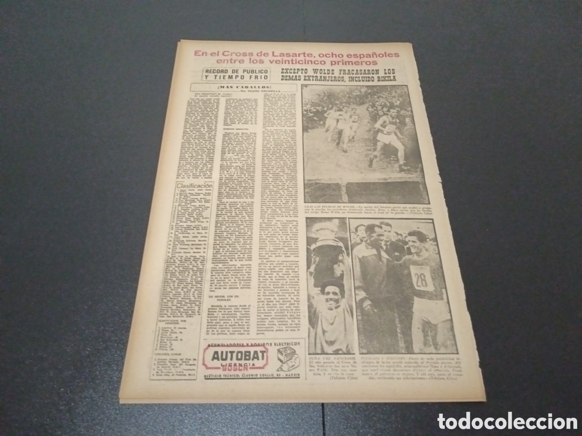 Coleccionismo deportivo: MARCA 27/01/1964 - Foto 7