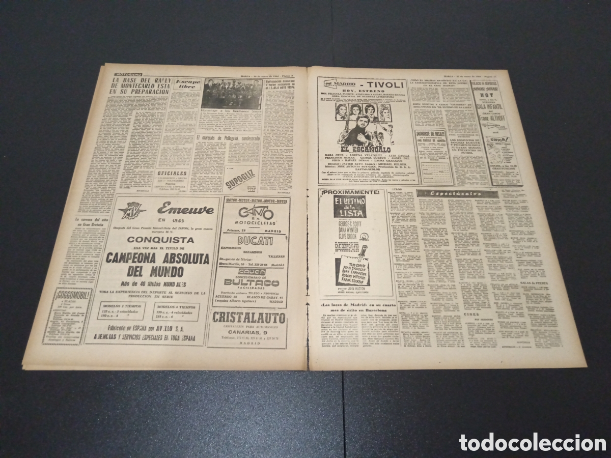 Coleccionismo deportivo: MARCA 30/01/1964 - Foto 4