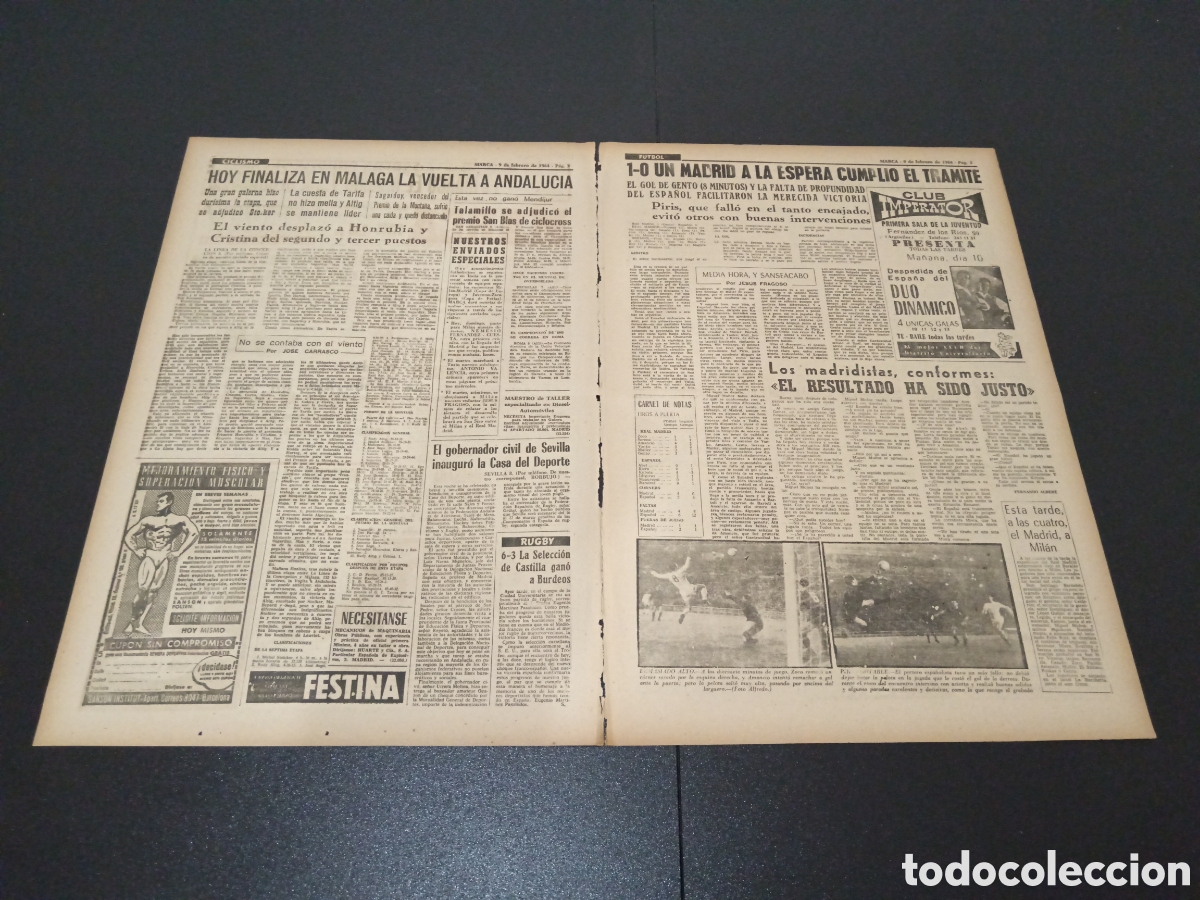 Coleccionismo deportivo: MARCA 09/02/1964 - Foto 2