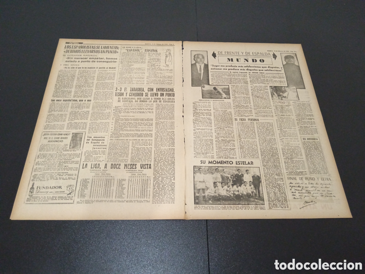Coleccionismo deportivo: MARCA 09/02/1964 - Foto 3