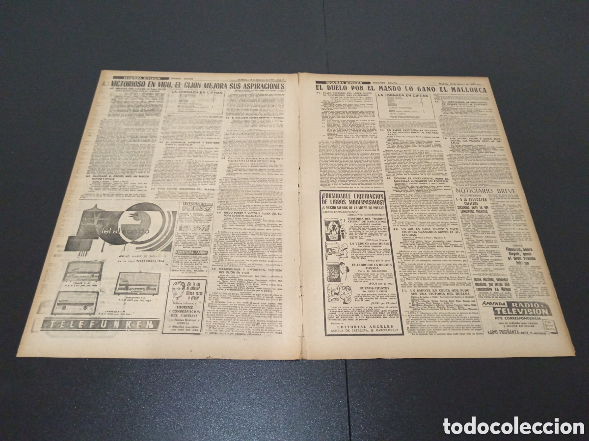Coleccionismo deportivo: MARCA 10/02/1964 - Foto 4