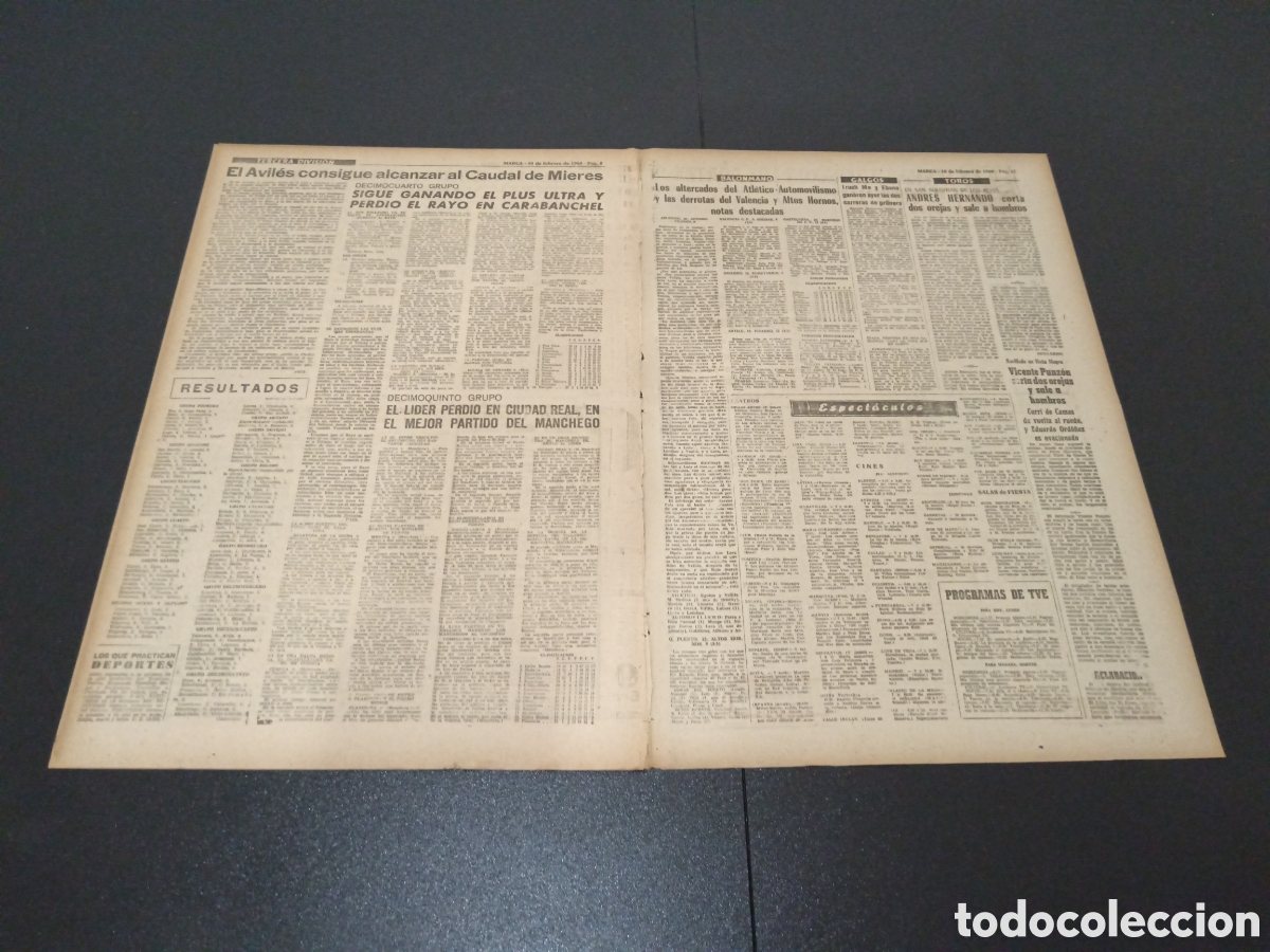 Coleccionismo deportivo: MARCA 10/02/1964 - Foto 5