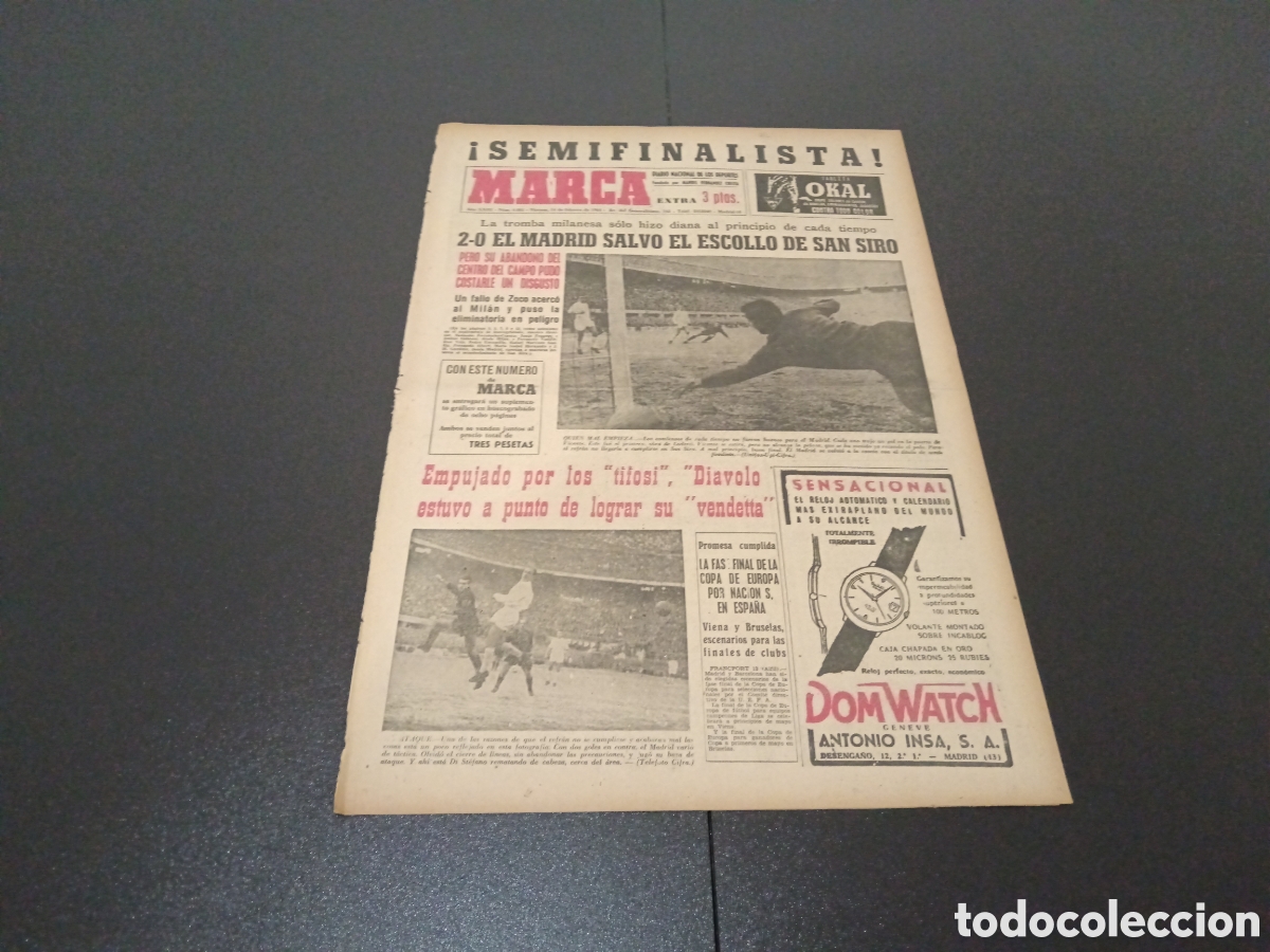 Coleccionismo deportivo: MARCA 14/02/1964 - Foto 1