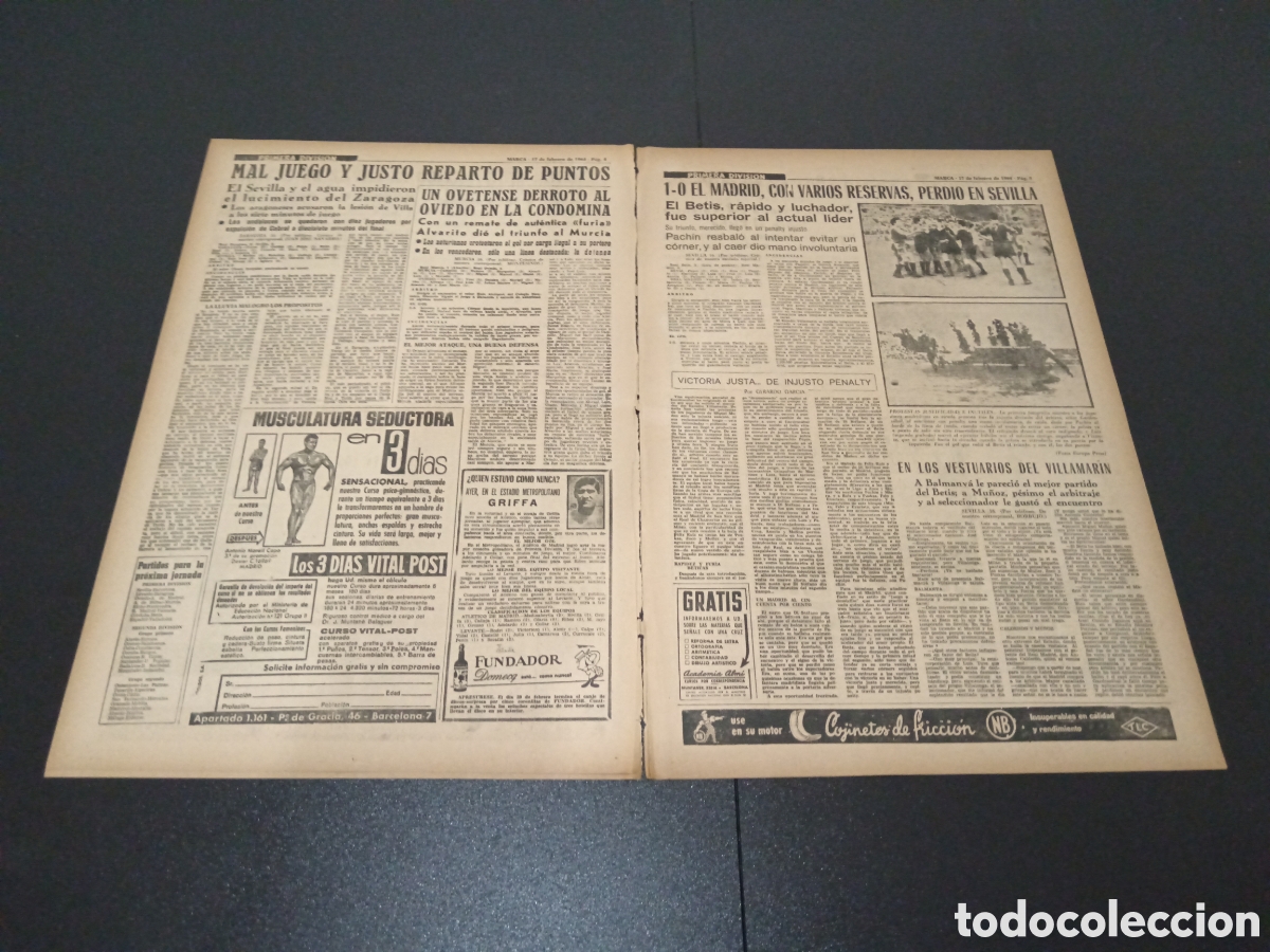 Coleccionismo deportivo: MARCA 17/02/1964 - Foto 3