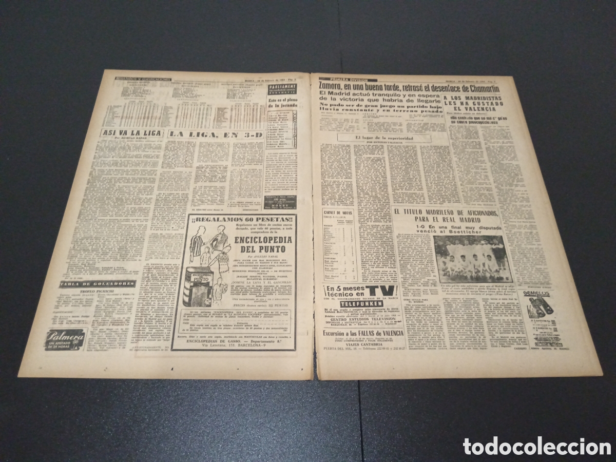 Coleccionismo deportivo: MARCA 24/02/1964 - Foto 2