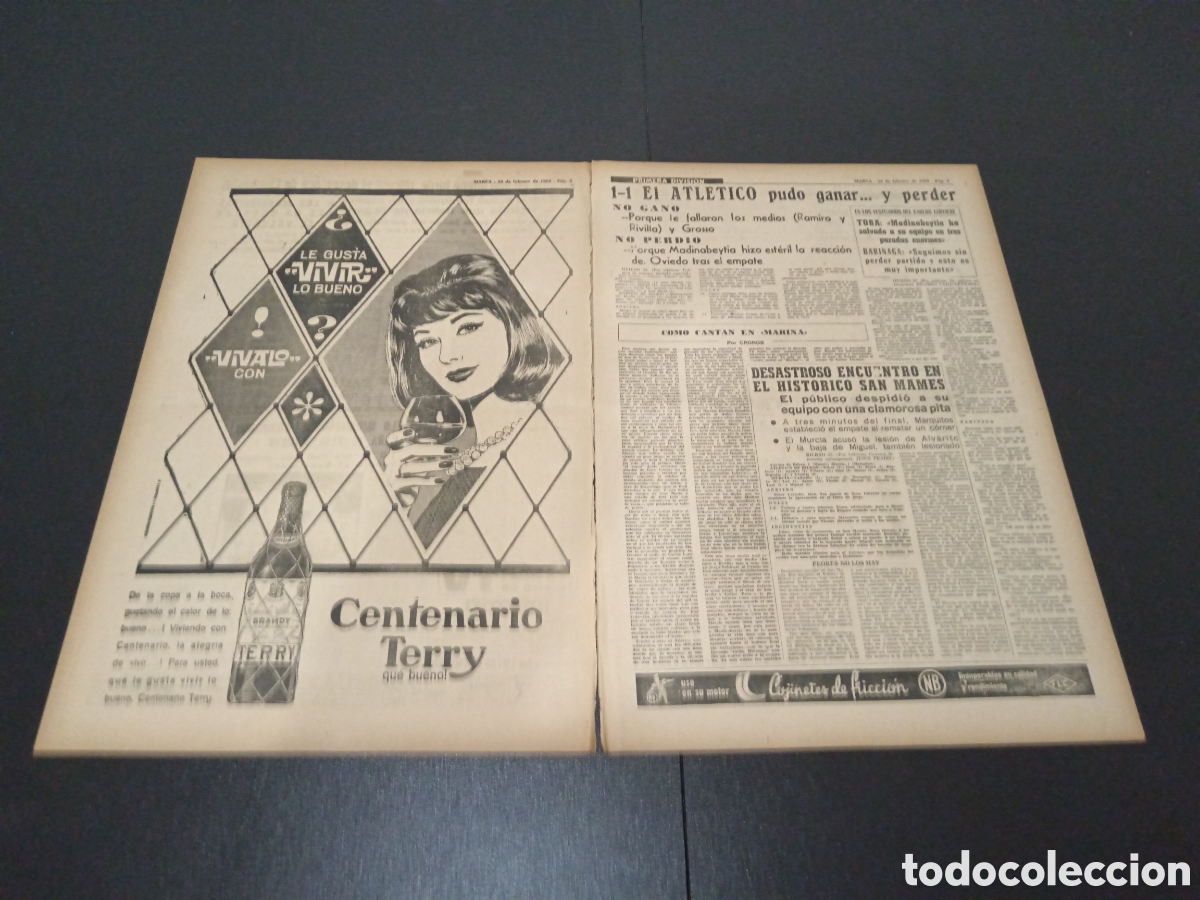 Coleccionismo deportivo: MARCA 24/02/1964 - Foto 3