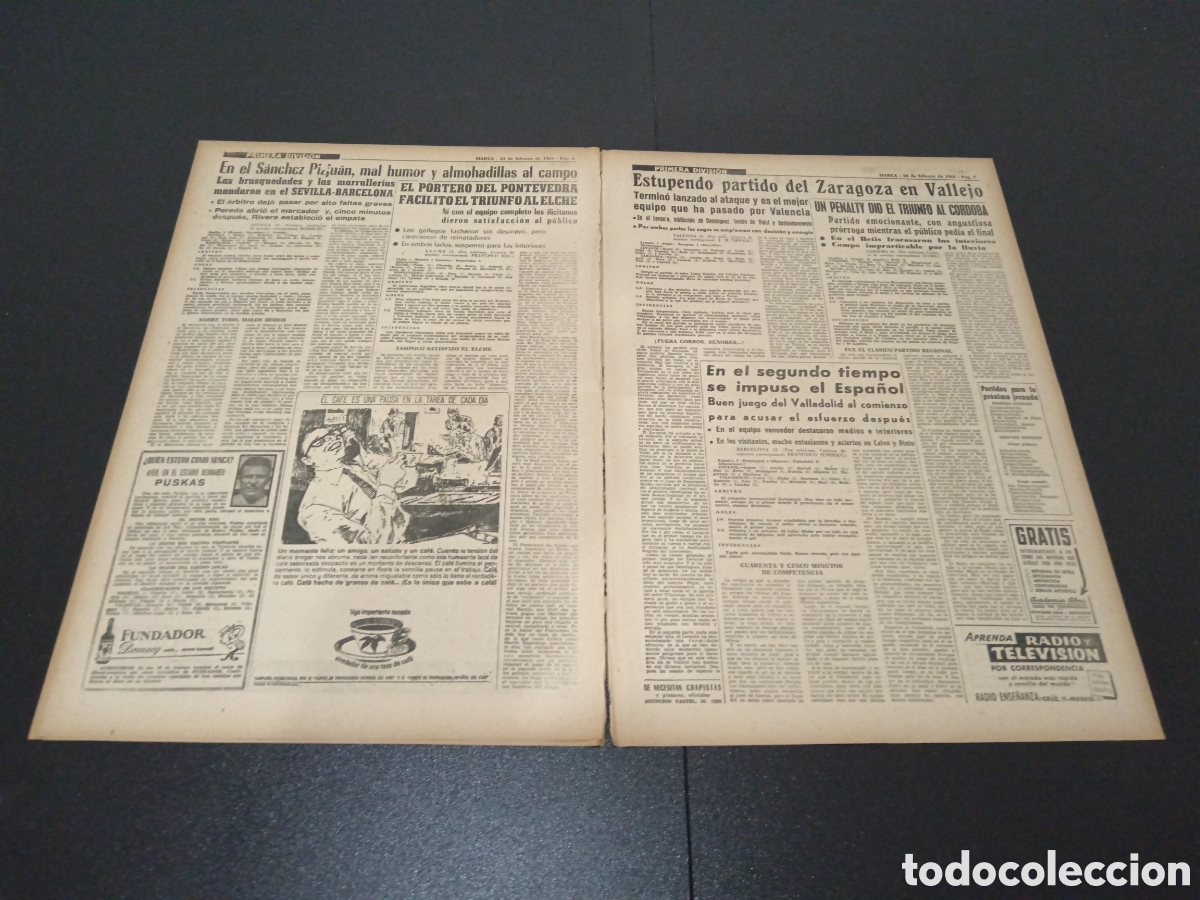 Coleccionismo deportivo: MARCA 24/02/1964 - Foto 4