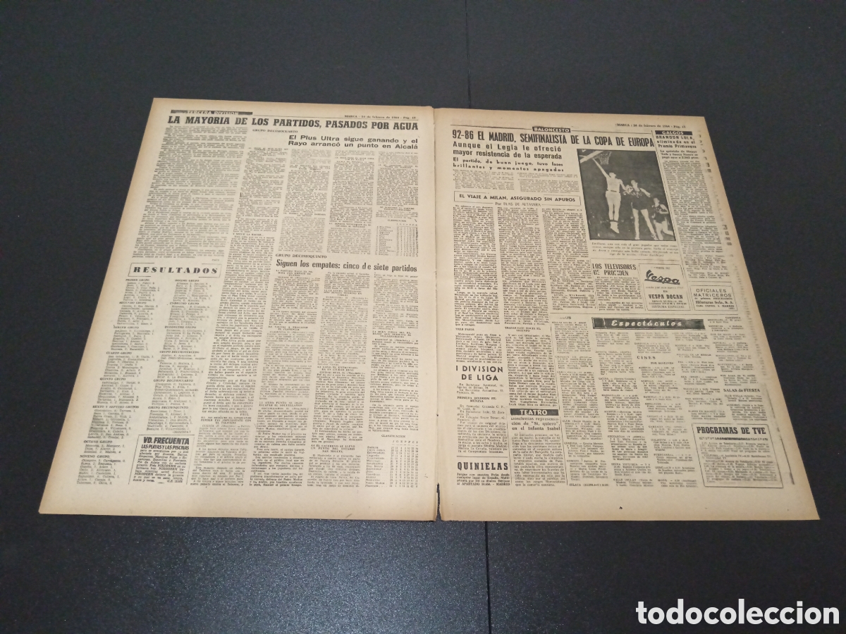 Coleccionismo deportivo: MARCA 24/02/1964 - Foto 6