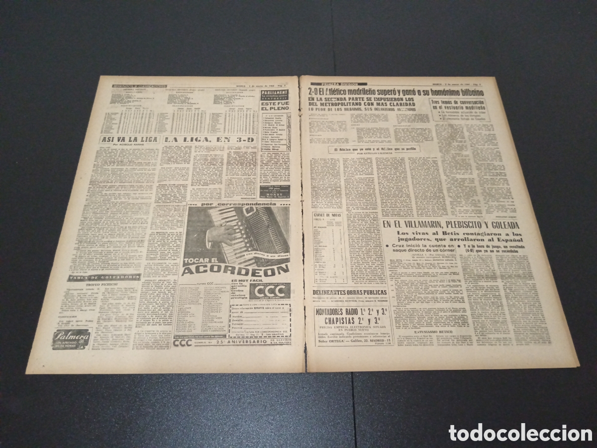 Coleccionismo deportivo: MARCA 02/03/1964 - Foto 2