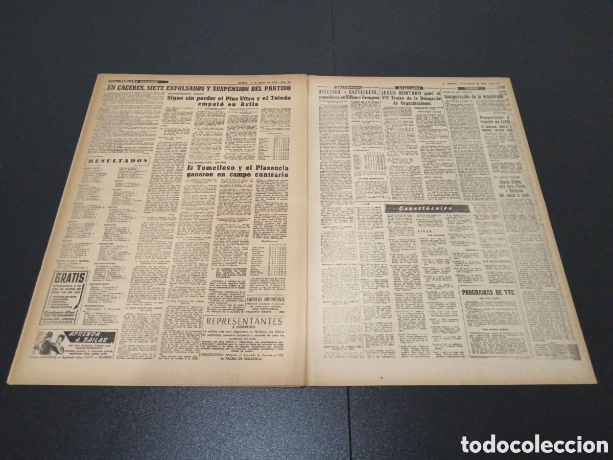 Coleccionismo deportivo: MARCA 02/03/1964 - Foto 7