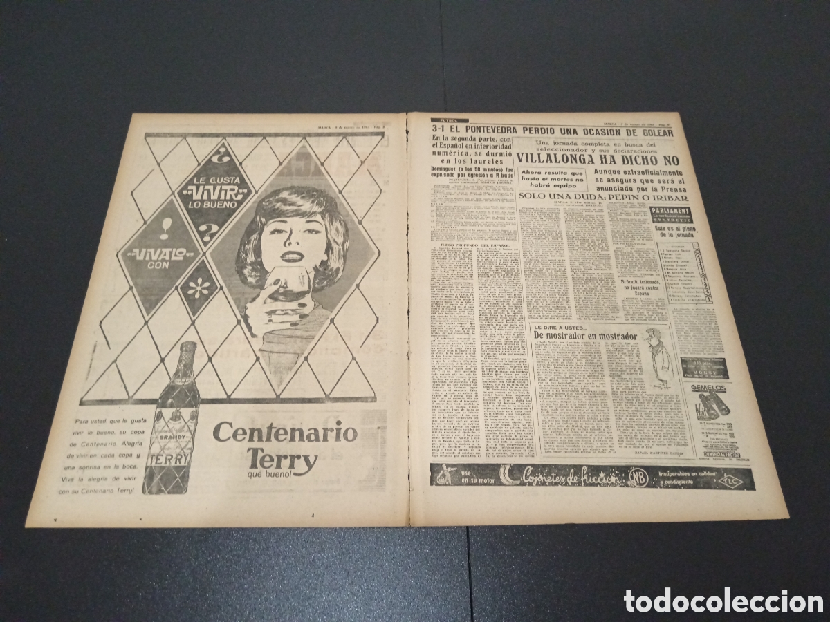 Coleccionismo deportivo: MARCA 09/03/1964 - Foto 2