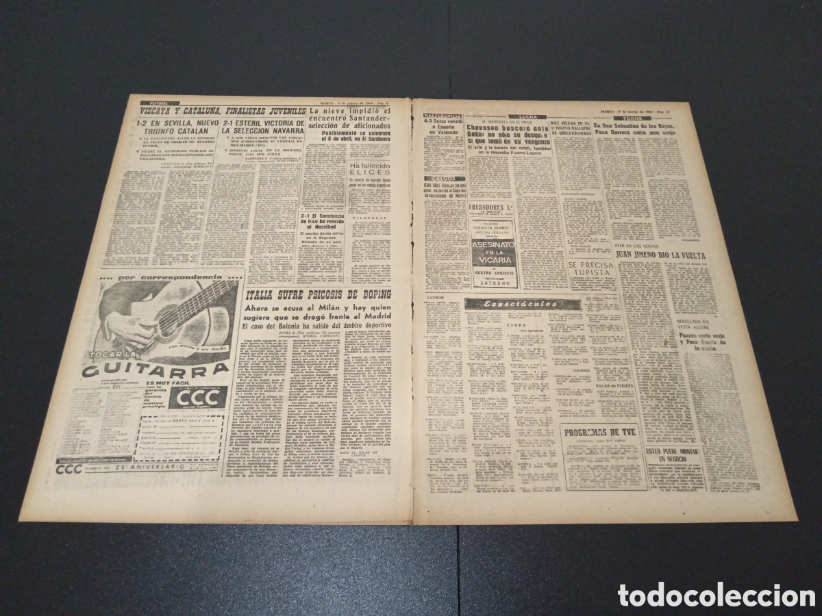 Coleccionismo deportivo: MARCA 09/03/1964 - Foto 3