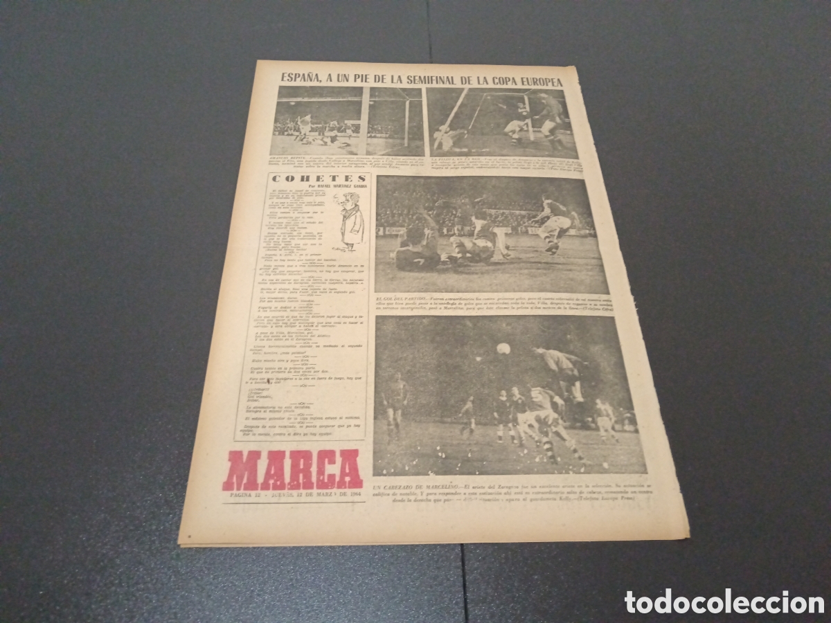 Coleccionismo deportivo: MARCA 12/03/1964 - Foto 4