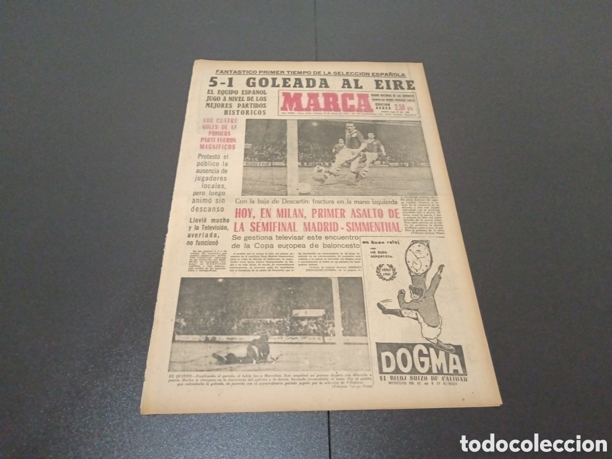 Coleccionismo deportivo: MARCA 12/03/1964 - Foto 1