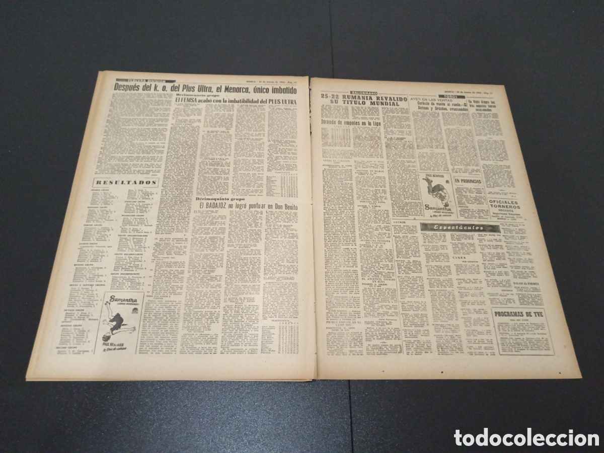 Coleccionismo deportivo: MARCA 16/03/1964 - Foto 7