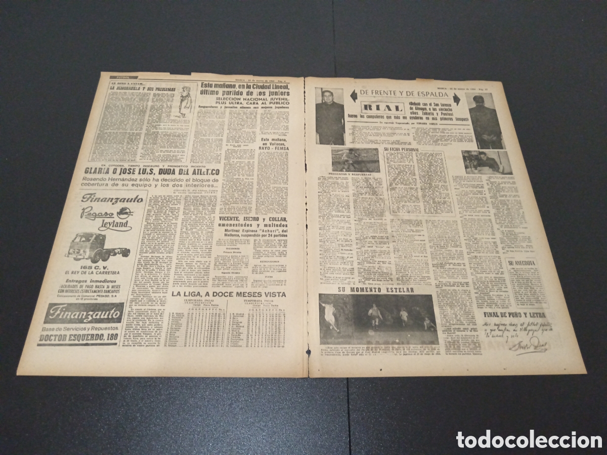 Coleccionismo deportivo: MARCA 22/03/1964 - Foto 2
