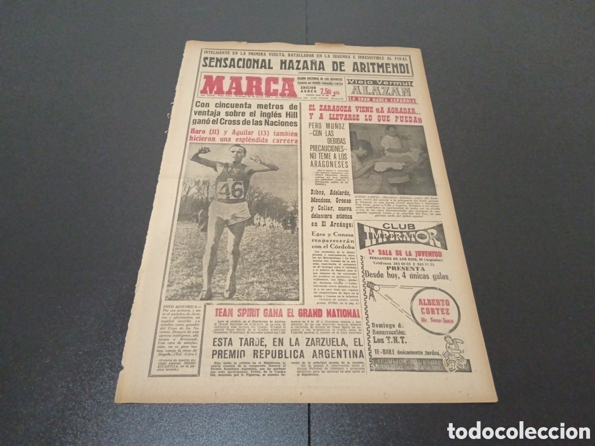Coleccionismo deportivo: MARCA 22/03/1964 - Foto 1