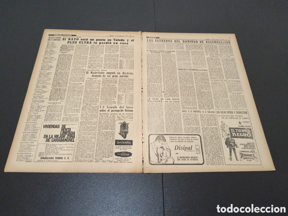 Coleccionismo deportivo: MARCA 30/03/1964 - Foto 6