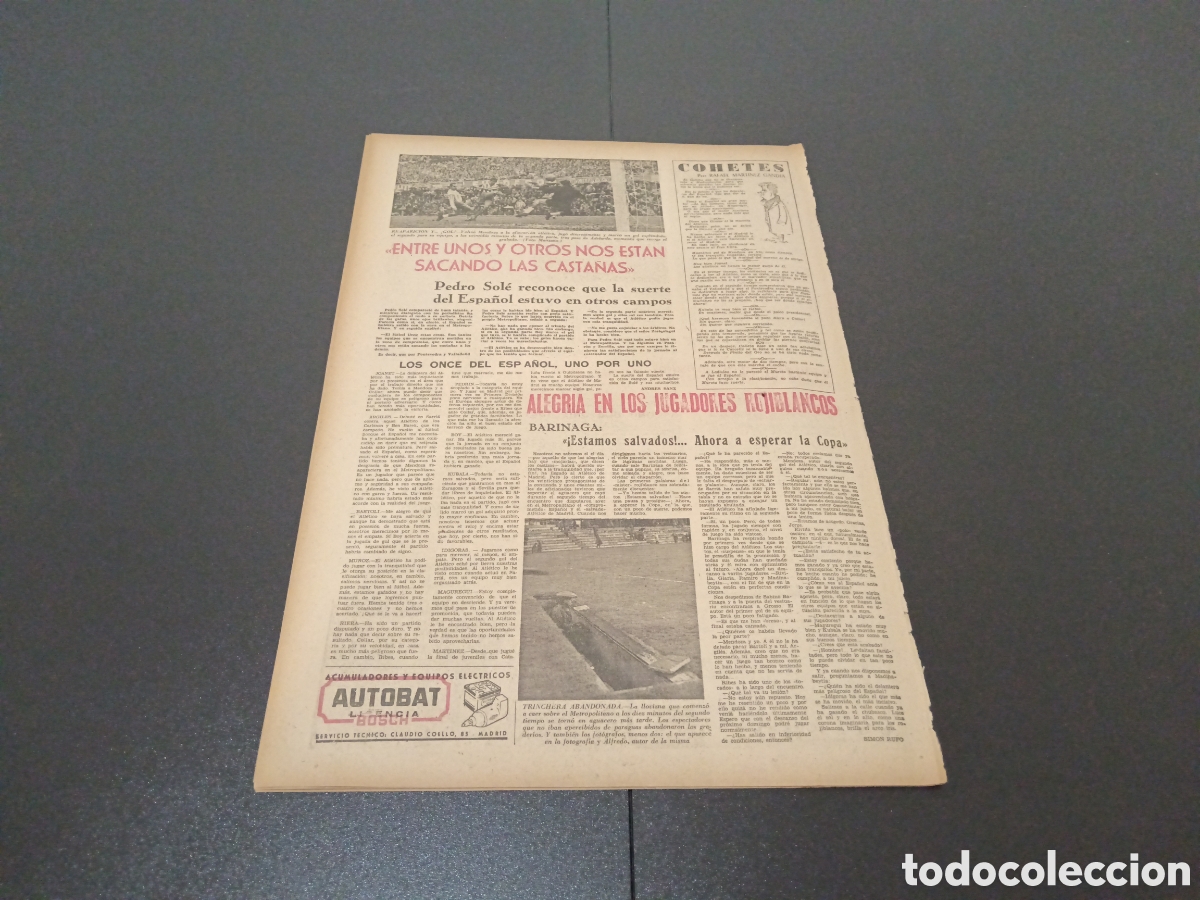 Coleccionismo deportivo: MARCA 30/03/1964 - Foto 7