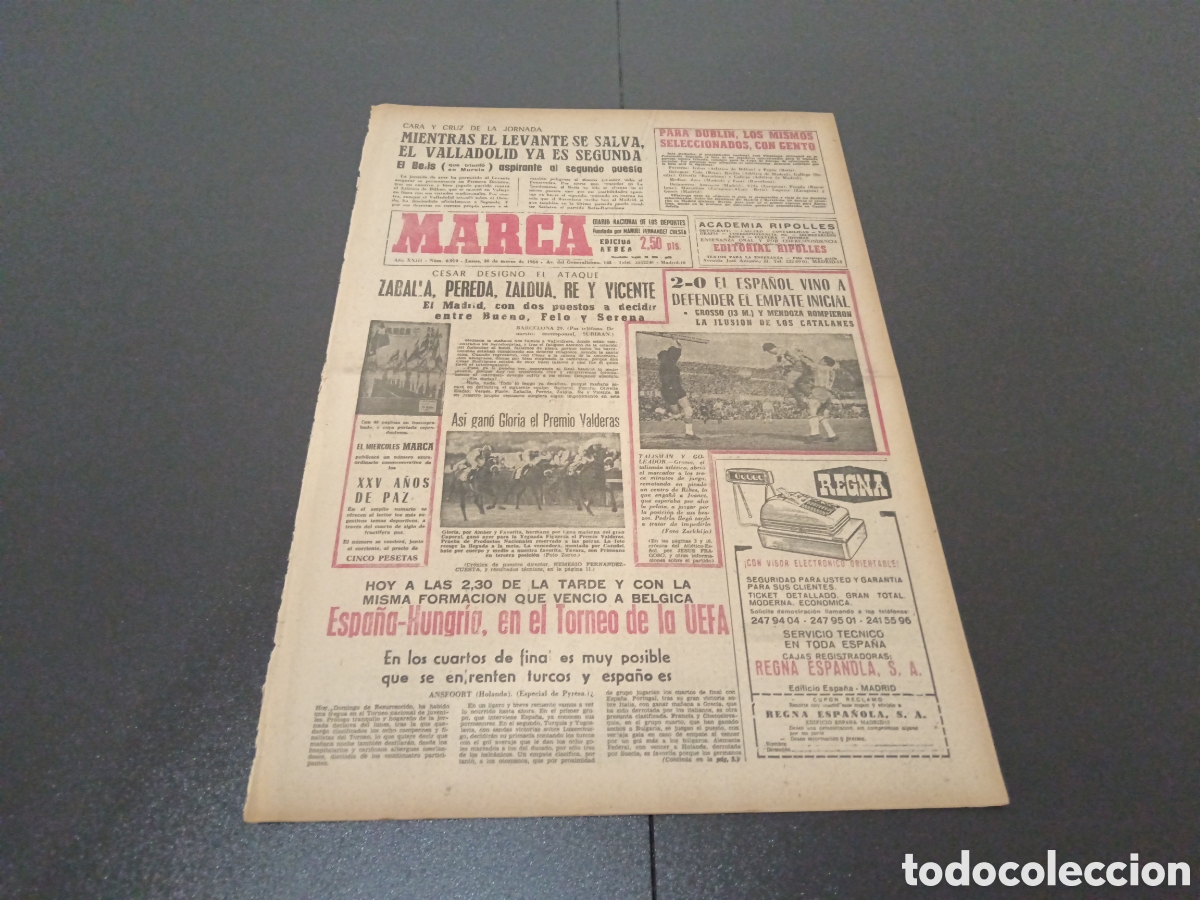 Coleccionismo deportivo: MARCA 30/03/1964 - Foto 1