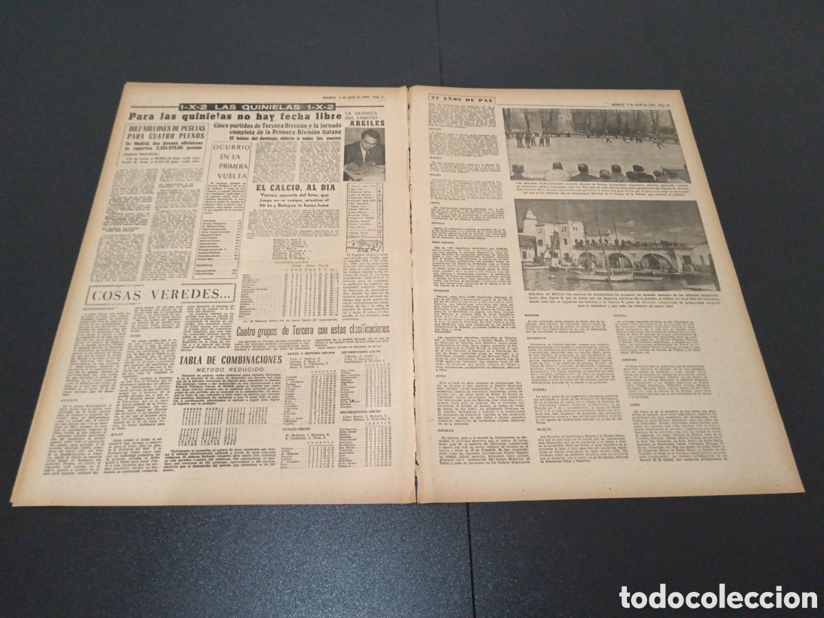 Coleccionismo deportivo: MARCA 01/04/1964 - Foto 3