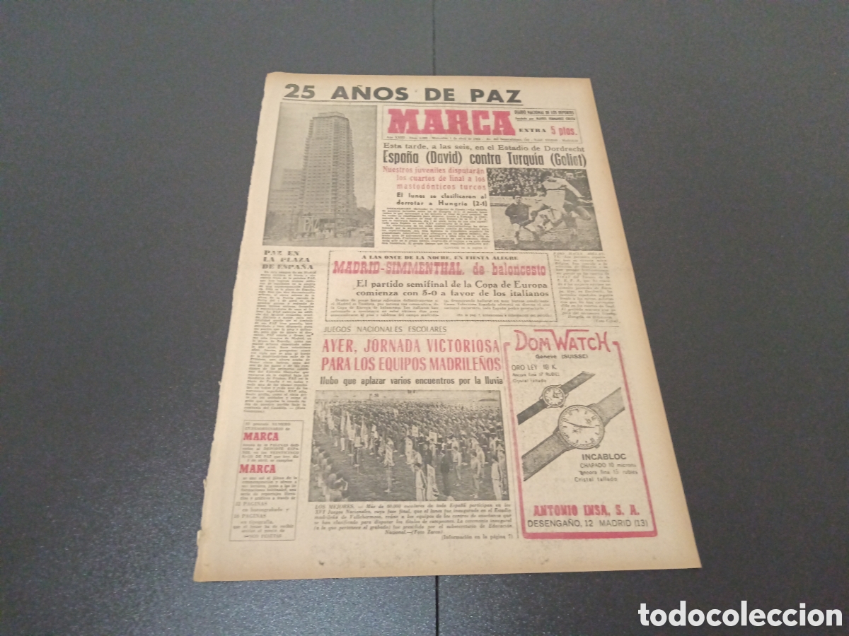 Coleccionismo deportivo: MARCA 01/04/1964 - Foto 1