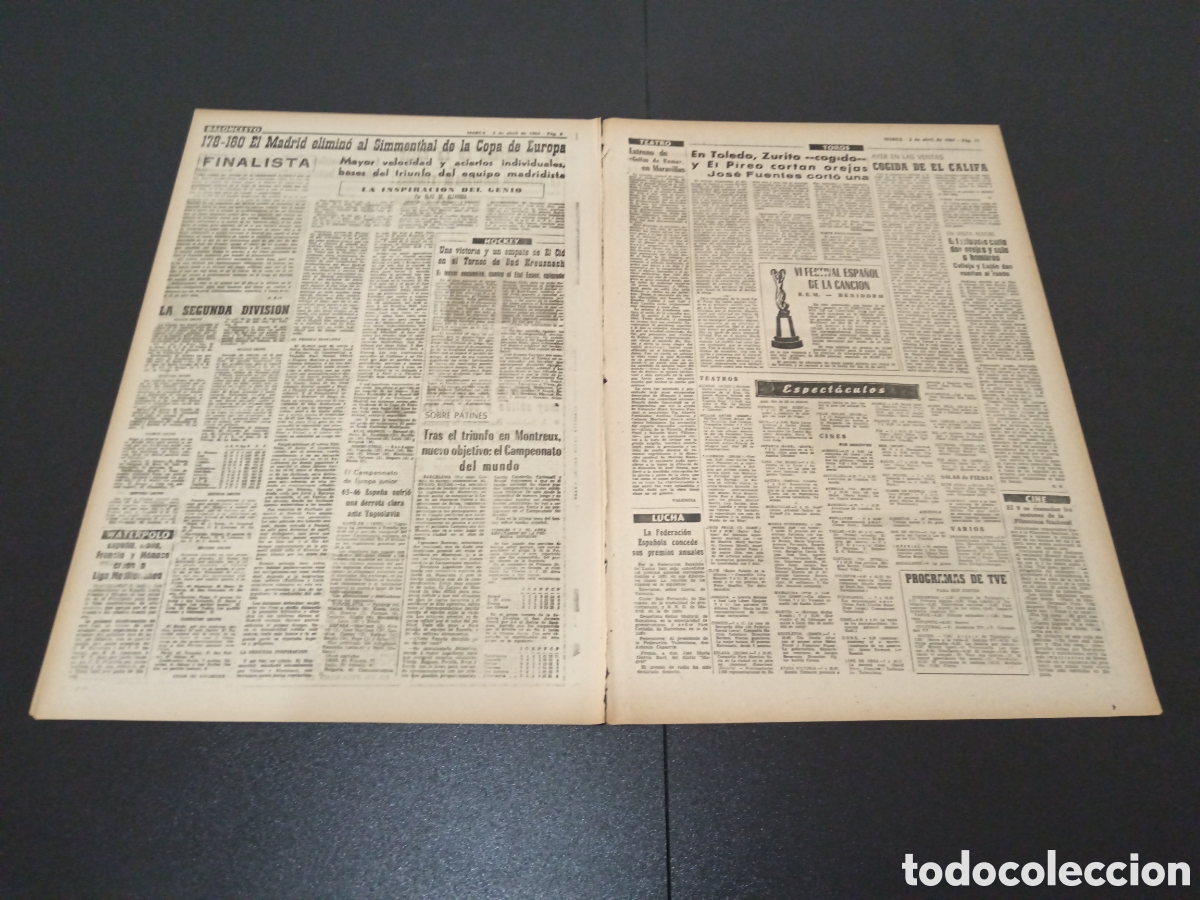 Coleccionismo deportivo: MARCA 02/04/1964 - Foto 4
