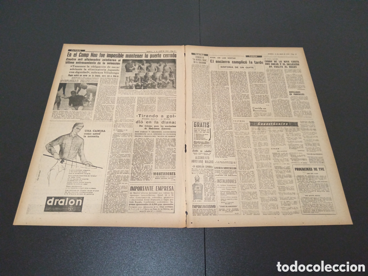 Coleccionismo deportivo: MARCA 06/04/1964 - Foto 3
