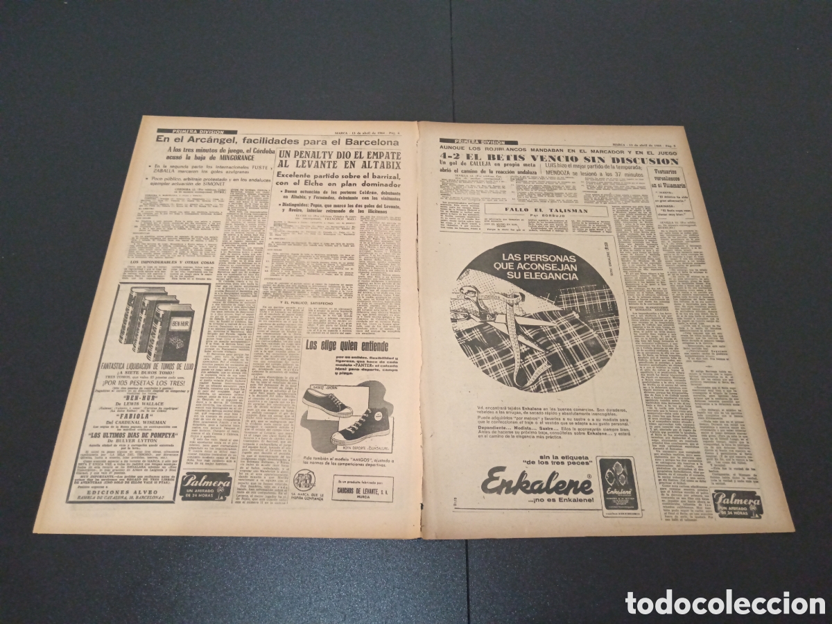 Coleccionismo deportivo: MARCA 13/04/1964 - Foto 3