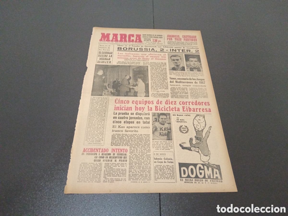 Coleccionismo deportivo: MARCA 16/04/1964 - Foto 1
