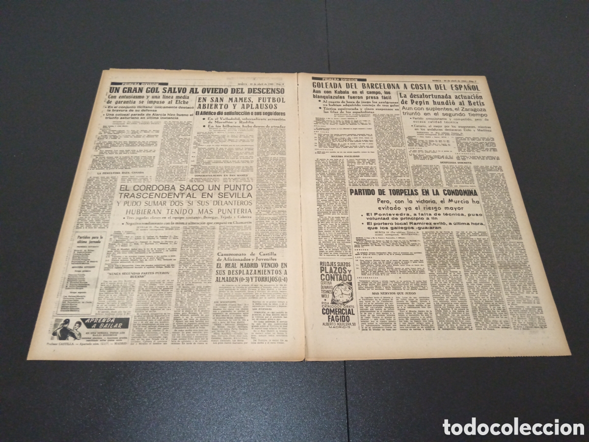 Coleccionismo deportivo: MARCA 20/04/1964 - Foto 4