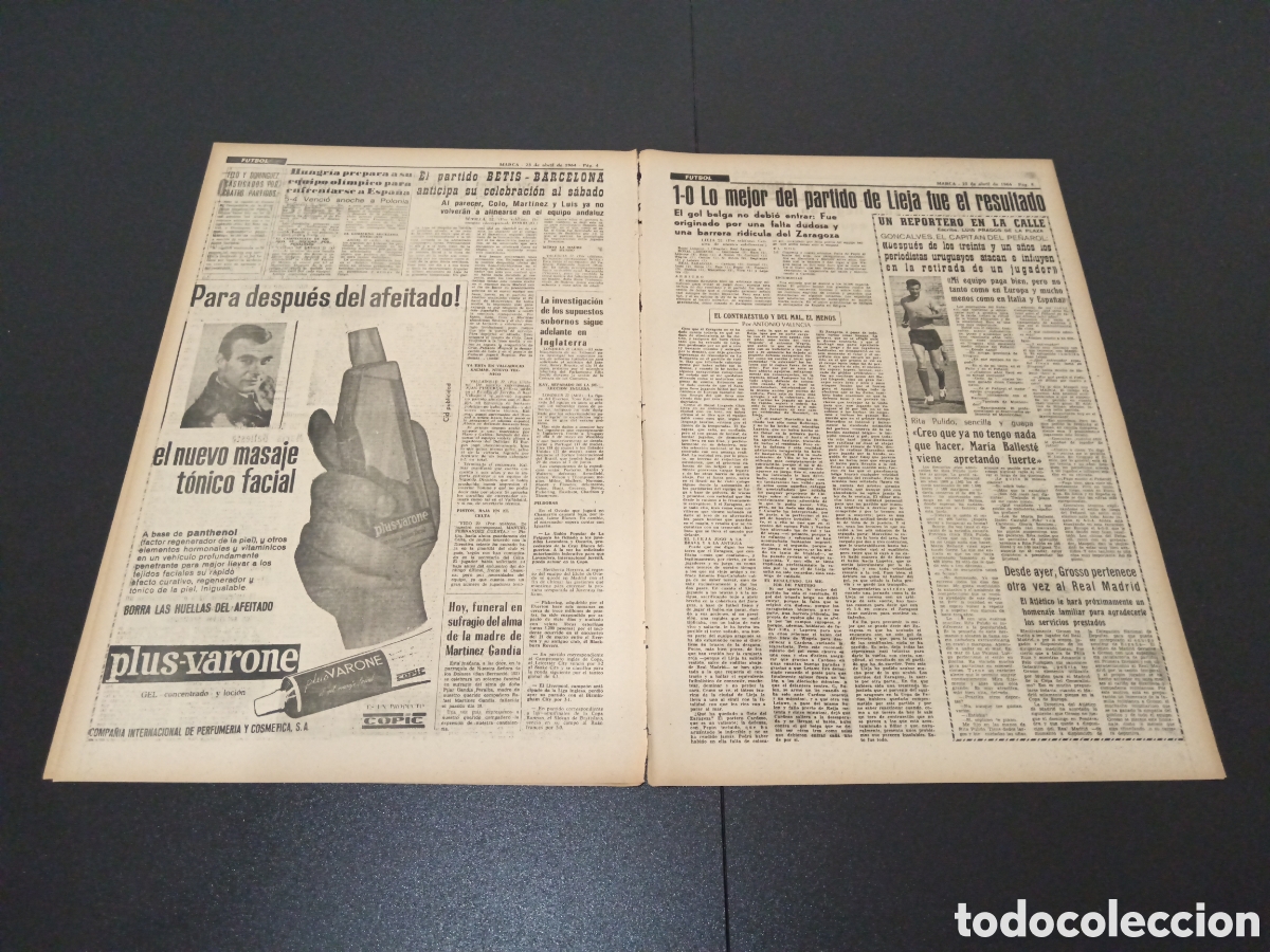 Coleccionismo deportivo: MARCA 23/04/1964 - Foto 3