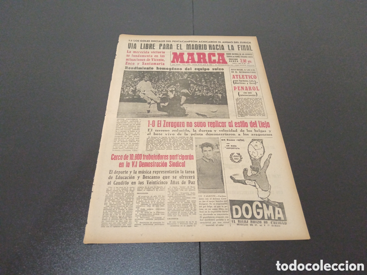 Coleccionismo deportivo: MARCA 23/04/1964 - Foto 1