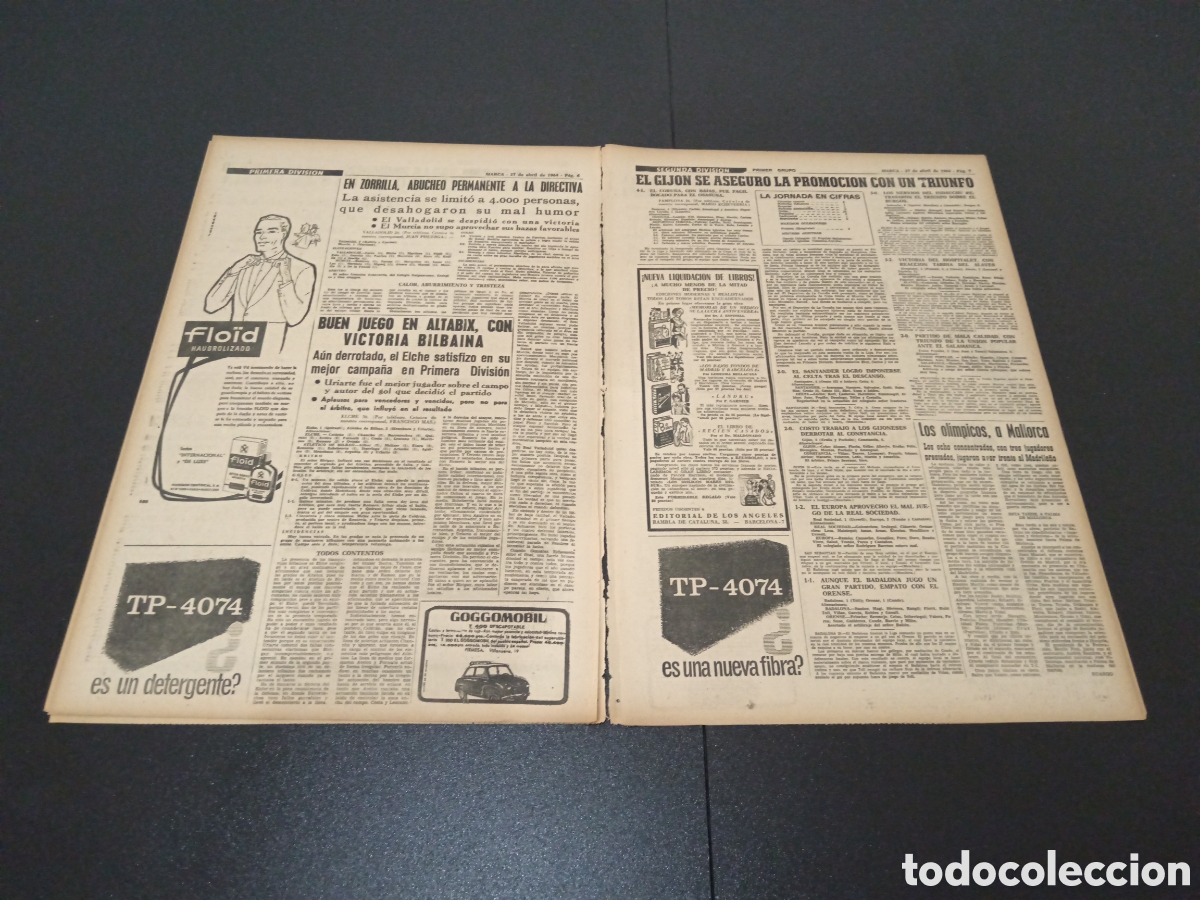 Coleccionismo deportivo: MARCA 27/04/1964 - Foto 4