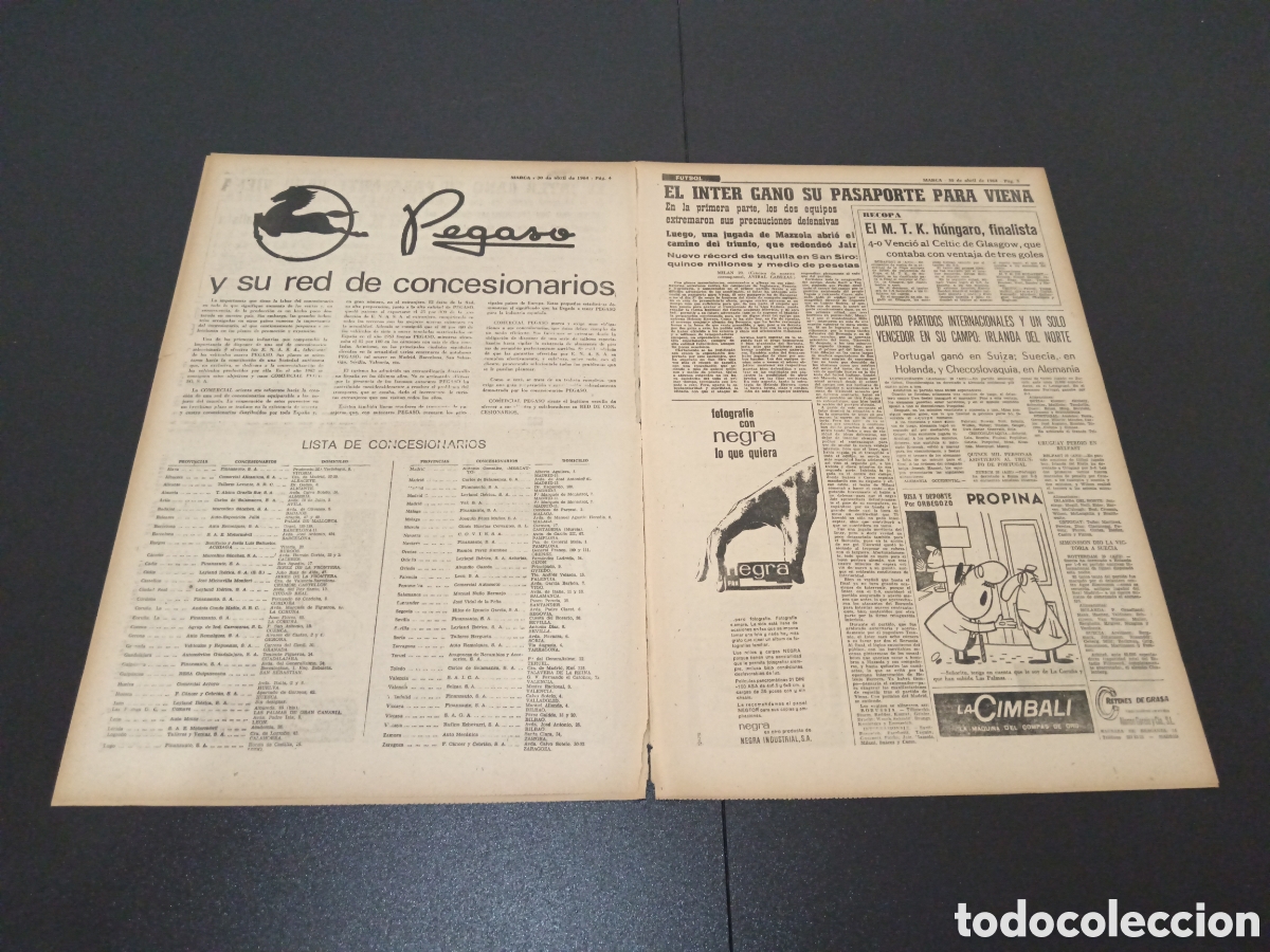 Coleccionismo deportivo: MARCA 30/04/1964 - Foto 3