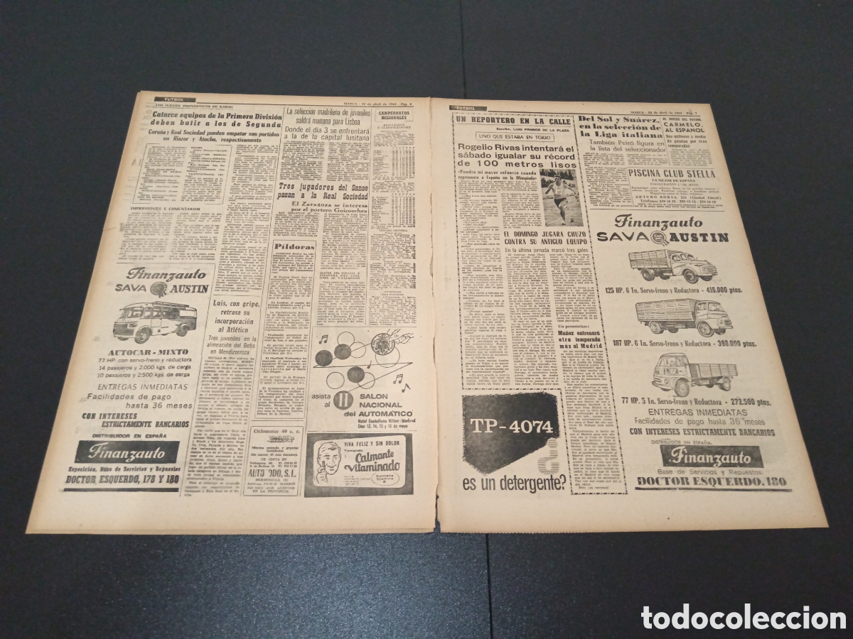 Coleccionismo deportivo: MARCA 30/04/1964 - Foto 4
