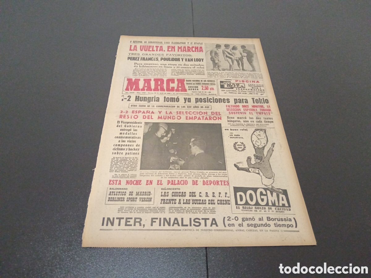 Coleccionismo deportivo: MARCA 30/04/1964 - Foto 1
