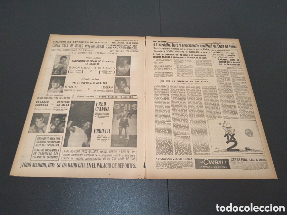 Coleccionismo deportivo: MARCA 07/05/1964 - Foto 2