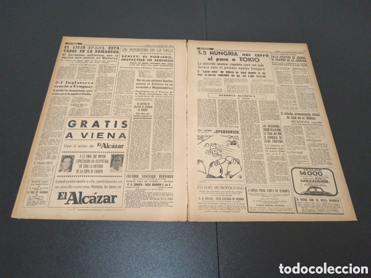 Coleccionismo deportivo: MARCA 07/05/1964 - Foto 3