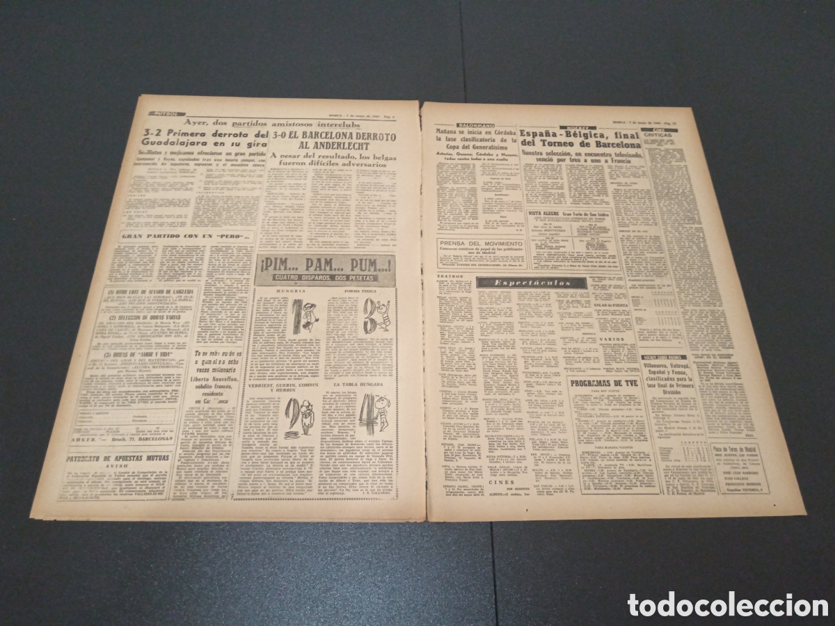 Coleccionismo deportivo: MARCA 07/05/1964 - Foto 4