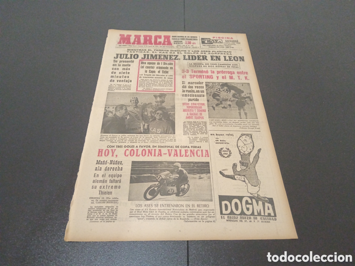 Coleccionismo deportivo: MARCA 14/05/1964 - Foto 1